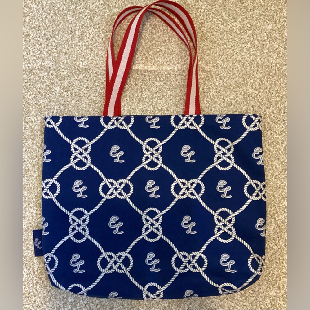 Estée Lauder Nautical-Print Tote Bag